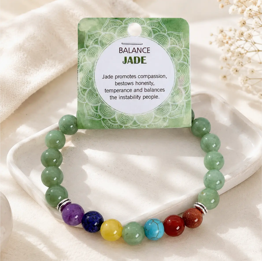 Natural Jade Stone Bracelet 8mm