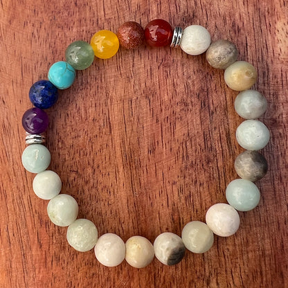 Natural Larderite Stone Bracelet 8mm