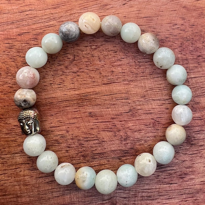 Natural Larderite Stone Bracelet 8mm
