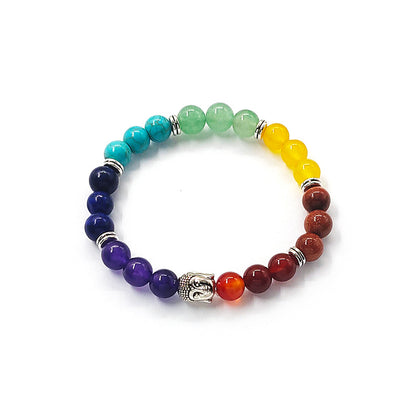Natural CHAKRA  Stone Bracelet 10mm